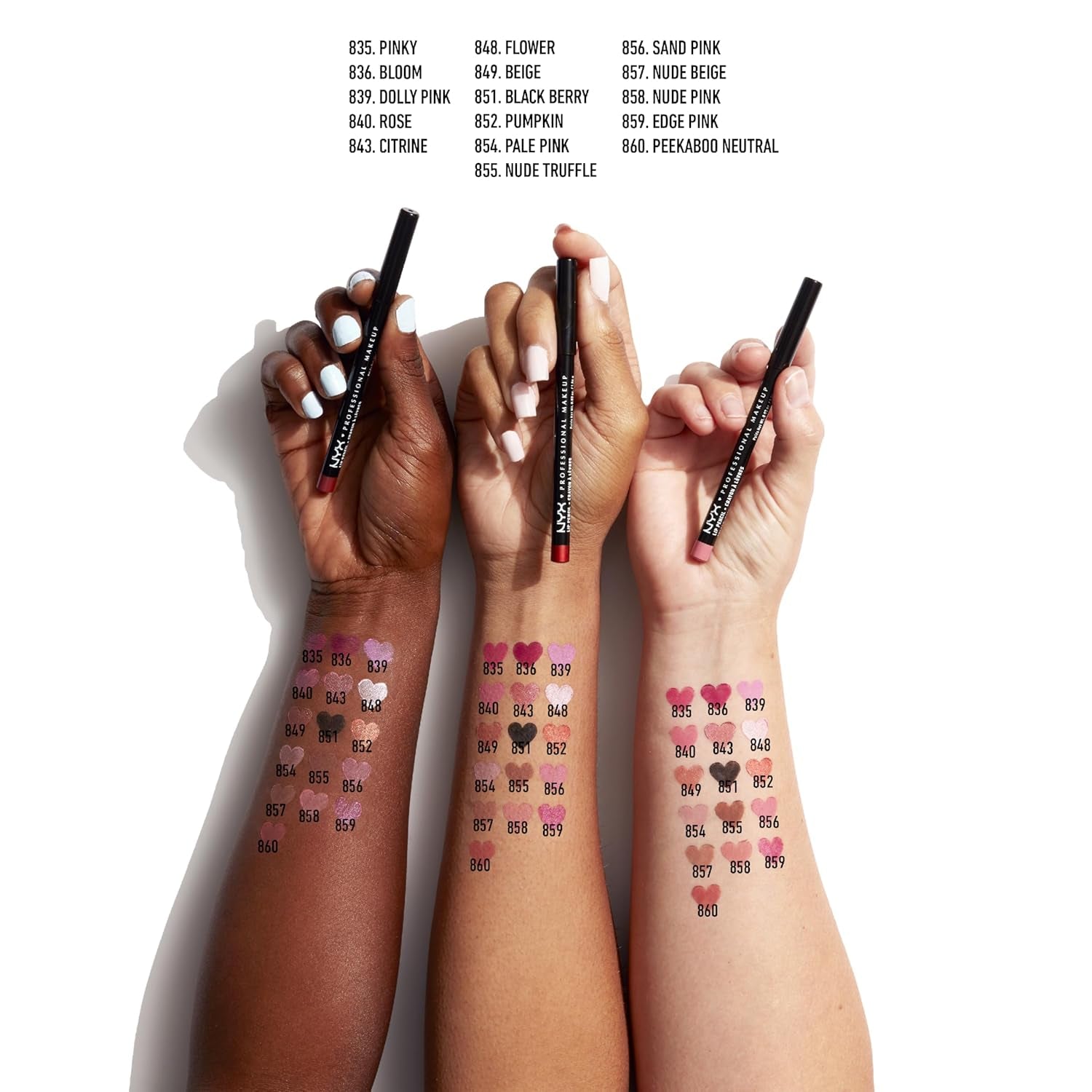 NYX PROFESSIONAL MAKEUP Slim Lip Pencil, Long-Lasting Creamy Lip Liner - Espresso