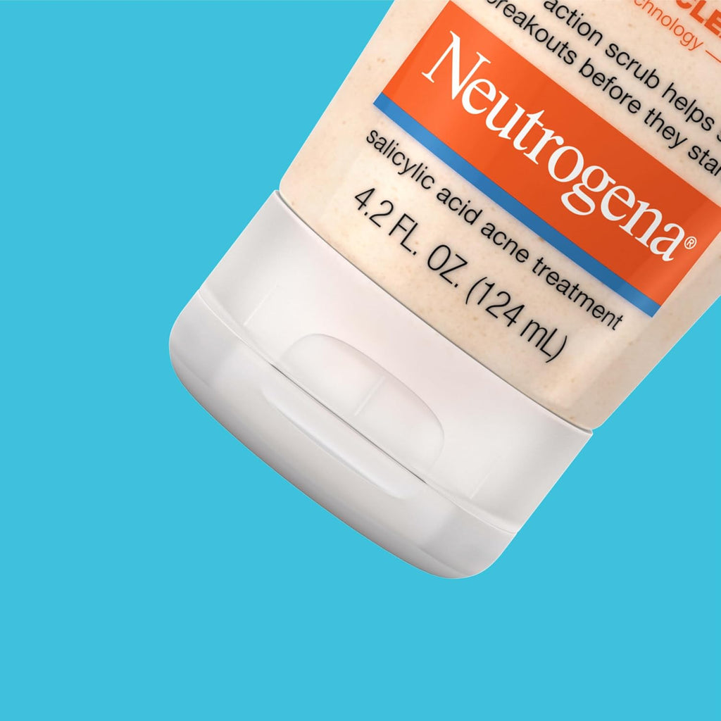 Neutrogena Oil Free Daily Acne Face Scrub, 4.2 Oz