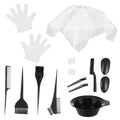 11 Piece Hair Coloring Tool Kit Dye Bowl and Disposable Gloves