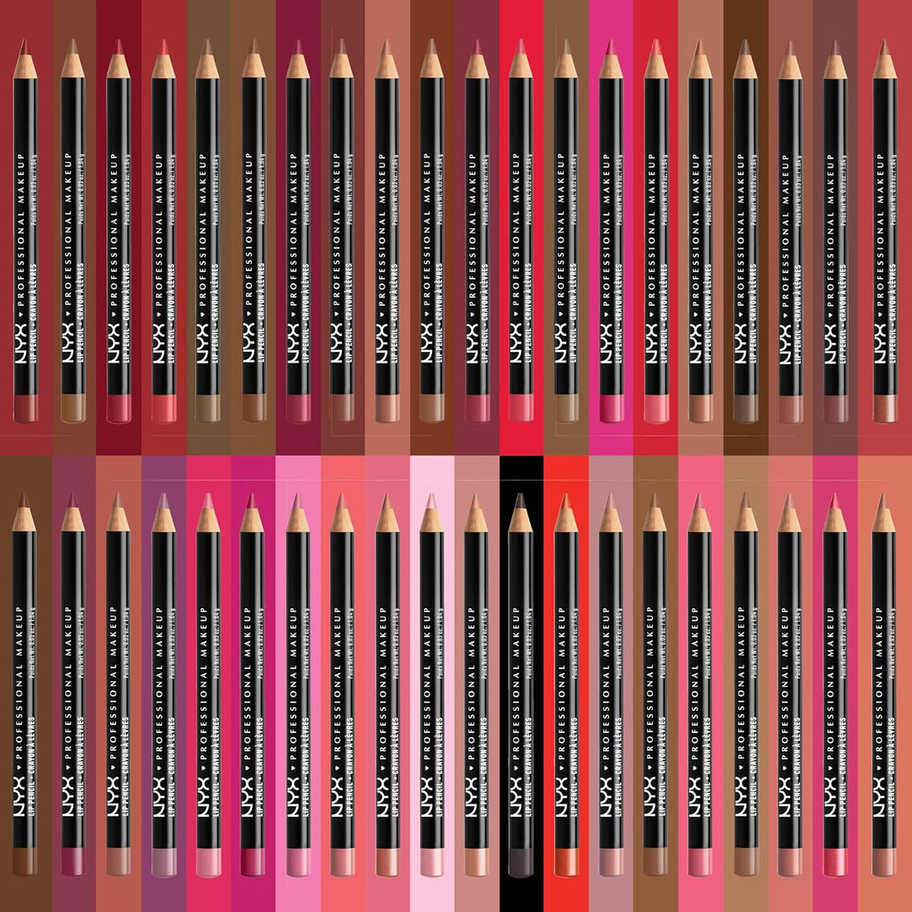 NYX PROFESSIONAL MAKEUP Slim Lip Pencil, Long-Lasting Creamy Lip Liner - Espresso