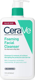 Foaming Facial Cleanser, Face Wash for Oily Skin, 19Oz
