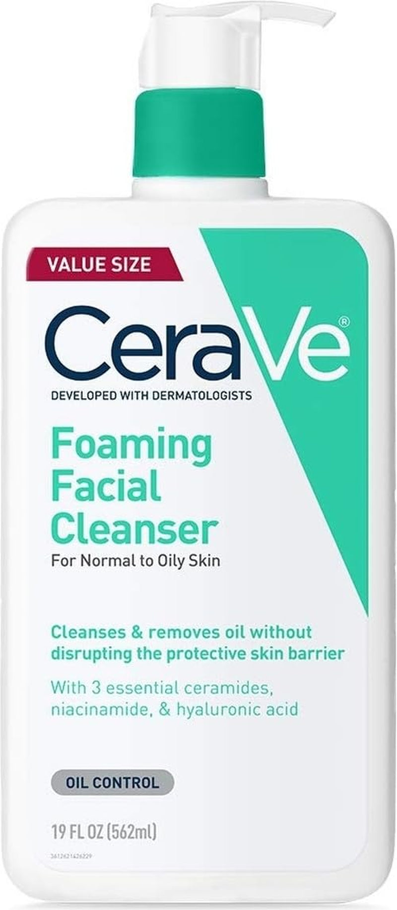 Foaming Facial Cleanser, Face Wash for Oily Skin, 19Oz
