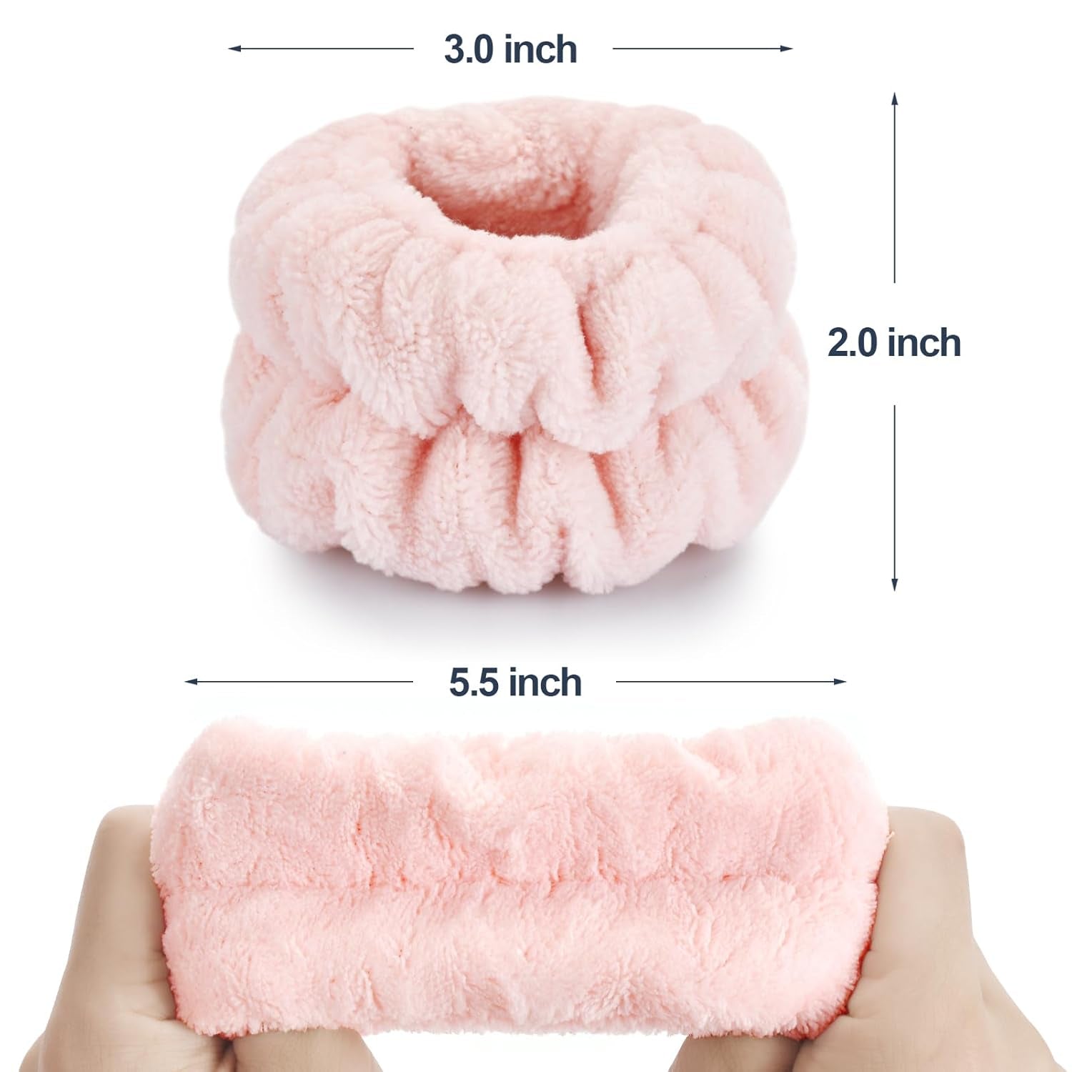 Wrist Bands for Washing Face, Spa Wristbands for Washing Face, Microfiber Wrist Towels for Washing Face, Face Wash Wristbands, Arm Bands for Washing Face for Woman Children
